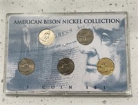 American bison nickel collection