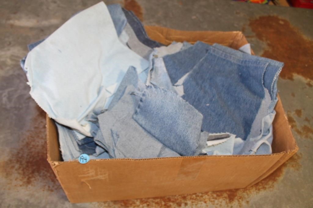 Sewing Material - Box Loaded full of Denim
