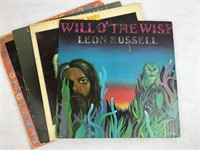 10 VTG Vinyl LPs Cocker, Leon Russell