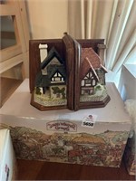 David Winter Cottages Book Ends