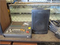 Speaker and mixing board