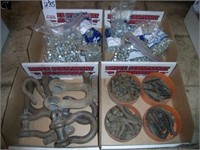 4 boxes of assorted lock nuts