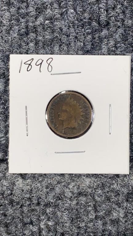 1898 Indian Head Penny Coin