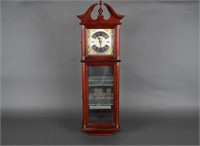 Vintage Wall Clock w/ Display Shelves