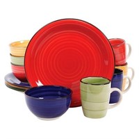 12pc Color Vibes Stoneware Set