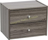 IRIS USA Modular Stacking Storage Box with Drawer