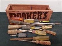 Assorted sizes and kinds of screwdrivers