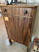 VINTAGE MUSIC CABINET - INCLUDES MUSIC BOOKS