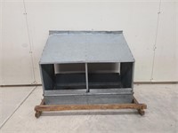 Galvanized Nesting Box