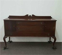 Vintage Chippendale Style Mahogany Buffet