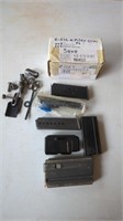 RIFLE AND PISTOL CLIPS FOR A 22 AND MISC PARTS