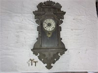 Late 1800s E Ingraham & Co Wall Clock Bristol Conn