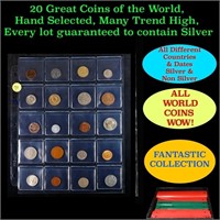 20 Great Coins of the World, hand selected, many t