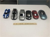 6 Model Cars (2 Die Cast, 4 Plastic)