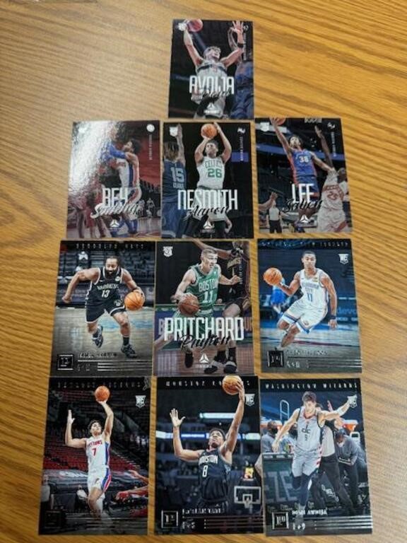 10-Card Panini NBA Basketball lot