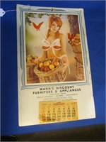 Nude Risque 1973 Calendar