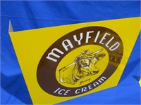 Mayfield Ice Cream Flange Sign