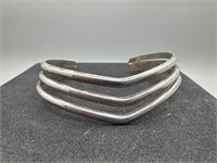 Sterling Silver Bangle Bracelet, TW 19.19g