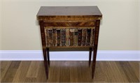 Louis XVI Style Faux Book Front Game Table