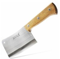 Stainless Steel Meat Cleaver Knife w/ Wood