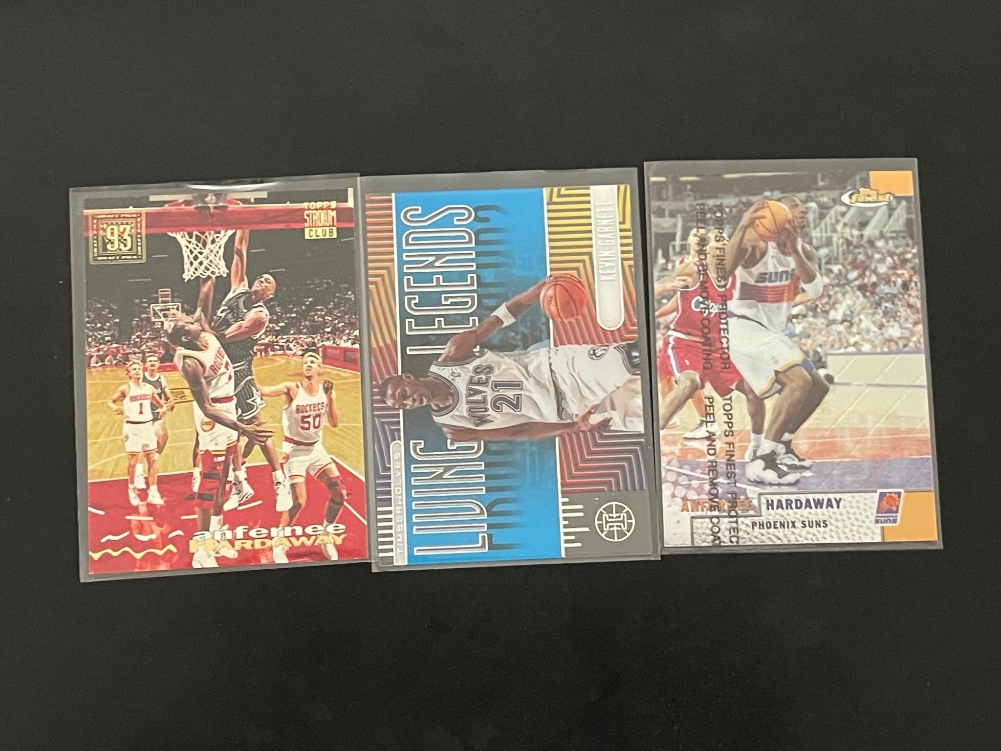 Vintage Hardaway Garnett Basketball Cards