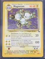 Pokémon Magneton Fossil Holo Trading Card