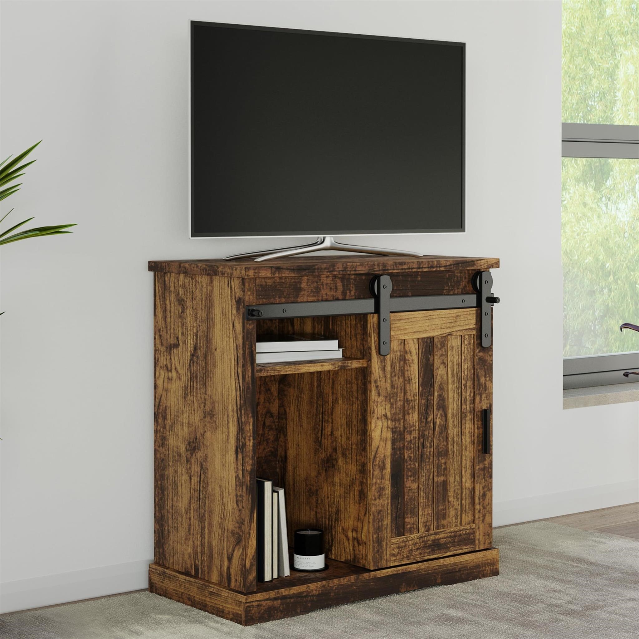 Lavish Home TV Stand Entertainment Center with