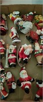 Lot of 20 Mr and Mrs Claus ornaments