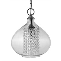 Faceted Crystal Glass Hanging Pendant