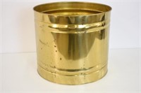 HOLLAND LARGE BRASS PLANTER - 12 1/2"H