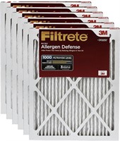 6PACK 3M AIR FILTERS 16x20x1