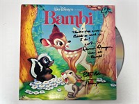 Autograph COA Bambi Laser Disc