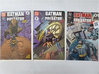 Batman versus Predator II #3 + BvP III #2 and #4