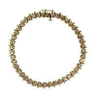 10k Gold 2.00ct Diamond 7" Tennis Bracelet