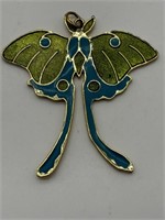 Park Lane Enameled Butterfly Pendant