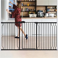 37 4  Extra Tall Baby Gate for Stairs Doorways