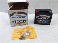 Drag High Performance Motorcycle Battery "A"