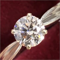 $8160 18K  Lab Grown Diamond (1.06Ct, Vvs2, E) Rin