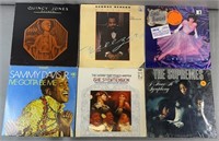 6pc Vtg Jazz+ Vinyl Records w/ Linda Ronstadt