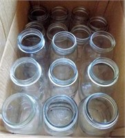 Canning Jars, mostly Quart size - 4 boxes