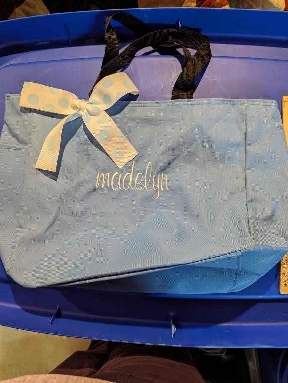 Monogrammed Madelyn bag new