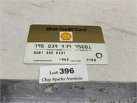 1960’s She’ll Gasoline GasOil Credit Card