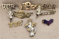 Lot Of Military Collectible Lapel Pins
