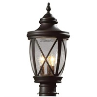 Allen+Roth 19.5''Bronze Traditional Post Light $89