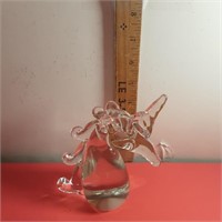 Blown glass unicorn