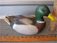 Handpainted wooden duck