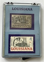 MISC: Louisiana 4-Cent Sterling Silver Stamp