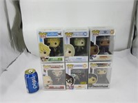 6 figurines Funko Pop