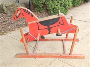 Antique Child's Rocking Horse