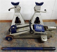 AC Delco 2-Ton Trolley Jack & Jack Stands